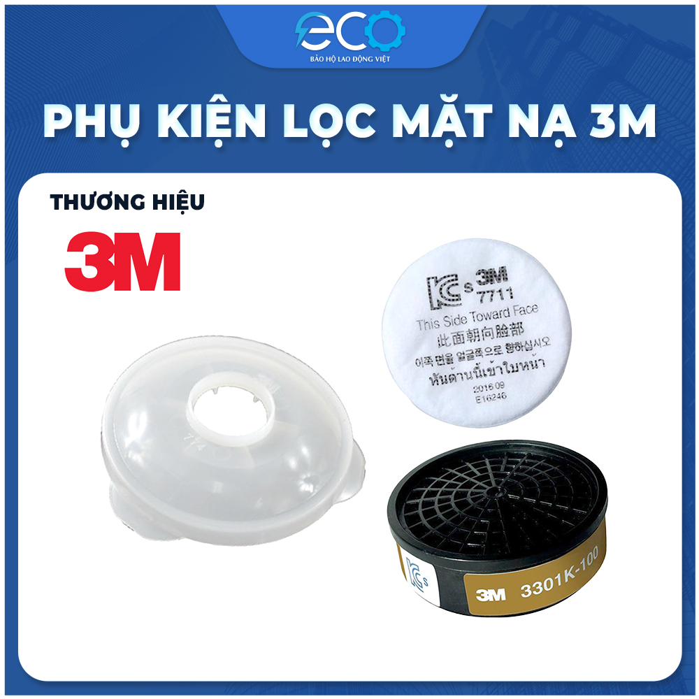 Bộ Phụ Kiện Lọc Mặt Nạ Phòng Độc 3M Bộ Phụ Kiện Lọc Mặt Nạ Phòng Độc 3M
