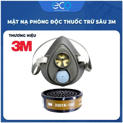 Bộ Mặt Nạ Phòng Độc 3M 3200, phin lọc 3301K-100