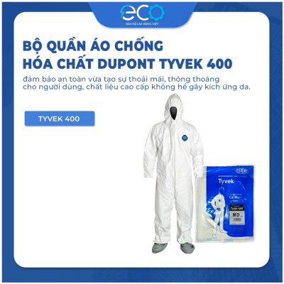 Quần áo chống hóa chất Dupont Tyvek 400