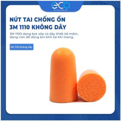 Nút Tai Bọt Xốp 3M 1100 Không Dây