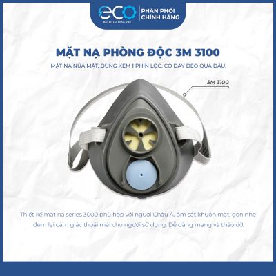 Mặt Nạ Chống Độc 3M 3100, 3200