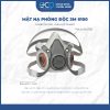 Bộ mặt nạ 3M lọc hơi hữu cơ 6100 kết hợp phin lọc 3M 6003