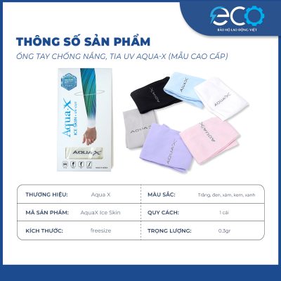 Ống tay chống nắng Hàn Quốc AquaX Ice Skin – UV Cut Arm Sleeve | Aqua-X Ống tay chống nắng Hàn Quốc AquaX Ice Skin – UV Cut Arm Sleeve | Aqua-X