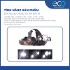 Đèn Pin Đội Đầu 3 Bóng Siêu Sáng, 4 Cấp Độ LED Trắng, Dùng Đi Soi Cá, Đi Rẫy Đi Rừng Đêm