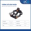Đèn Pin Đội Đầu 3 Bóng Siêu Sáng, 4 Cấp Độ LED Trắng, Dùng Đi Soi Cá, Đi Rẫy Đi Rừng Đêm