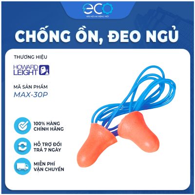 Nút Tai Chống Ồn Kèm Dây Howard Leight MAX-30P
