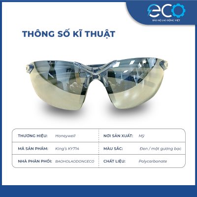 Kính bảo hộ King's KY714 nhập khẩu chính hãng chống bụi, chống tia UV