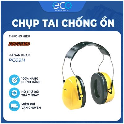 1 1Chụp tai chống ồn Proguard PC09H nhập khẩu chính hãng điều chỉnh được theo cỡ đầu