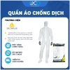 Quần áo chống hóa chất Deltaplus DT117 chính hãng