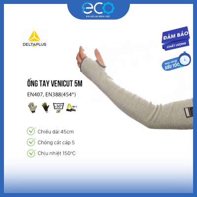 Ống tay chống cắt chịu nhiệt Deltaplus Venicut5M Ống tay chống cắt chịu nhiệt Deltaplus Venicut5M