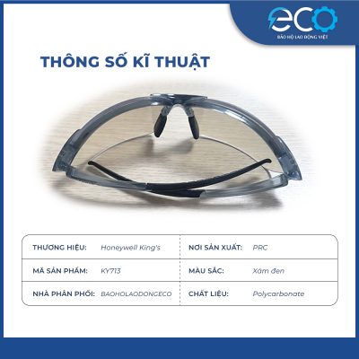 Kính bảo hộ Honeywell King's KY713, kính chống bụi, kính đi đường kiểu dáng thời trang bảo vệ mắt Kính bảo hộ Honeywell King's KY713, kính chống bụi, kính đi đường kiểu dáng thời trang bảo vệ mắt