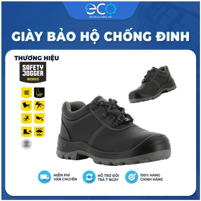 2Giày bảo hộ Safety Jogger Bestrun S3 cổ thấp - chống đinh, chống trơn trượt, chống dầu, chống va đập