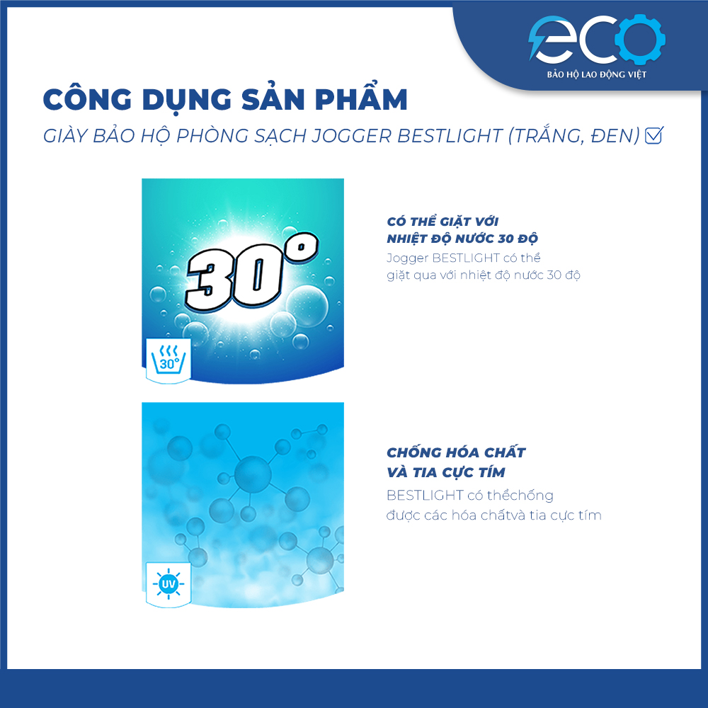 Giày bảo hộ phòng sạch Jogger Bestlight (Đen) chuyên dùng trong môi trường phòng sạch, nhà bếp, bệnh viện Giày bảo hộ phòng sạch Jogger Bestlight (Đen) chuyên dùng trong môi trường phòng sạch, nhà bếp, bệnh viện