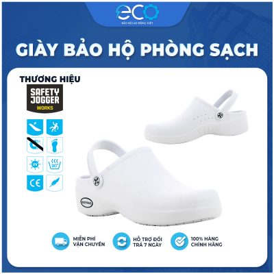 Giày bảo hộ phòng sạch Jogger Bestlight (Trắng) chuyên dùng trong môi trường phòng sạch, nhà bếp, bệnh viện Giày bảo hộ phòng sạch Jogger Bestlight (Trắng) chuyên dùng trong môi trường phòng sạch, nhà bếp, bệnh viện