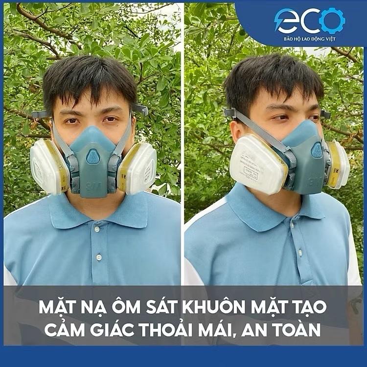 Combo (7 món) mặt nạ phòng độc 3M 7501, 7502 kết hợp phin lọc 3M 6006, tấm lọc bụi 5N11 cùng nắp giữ 501 Combo (7 món) mặt nạ phòng độc 3M 7501, 7502 kết hợp phin lọc 3M 6006, tấm lọc bụi 5N11 cùng nắp giữ 501