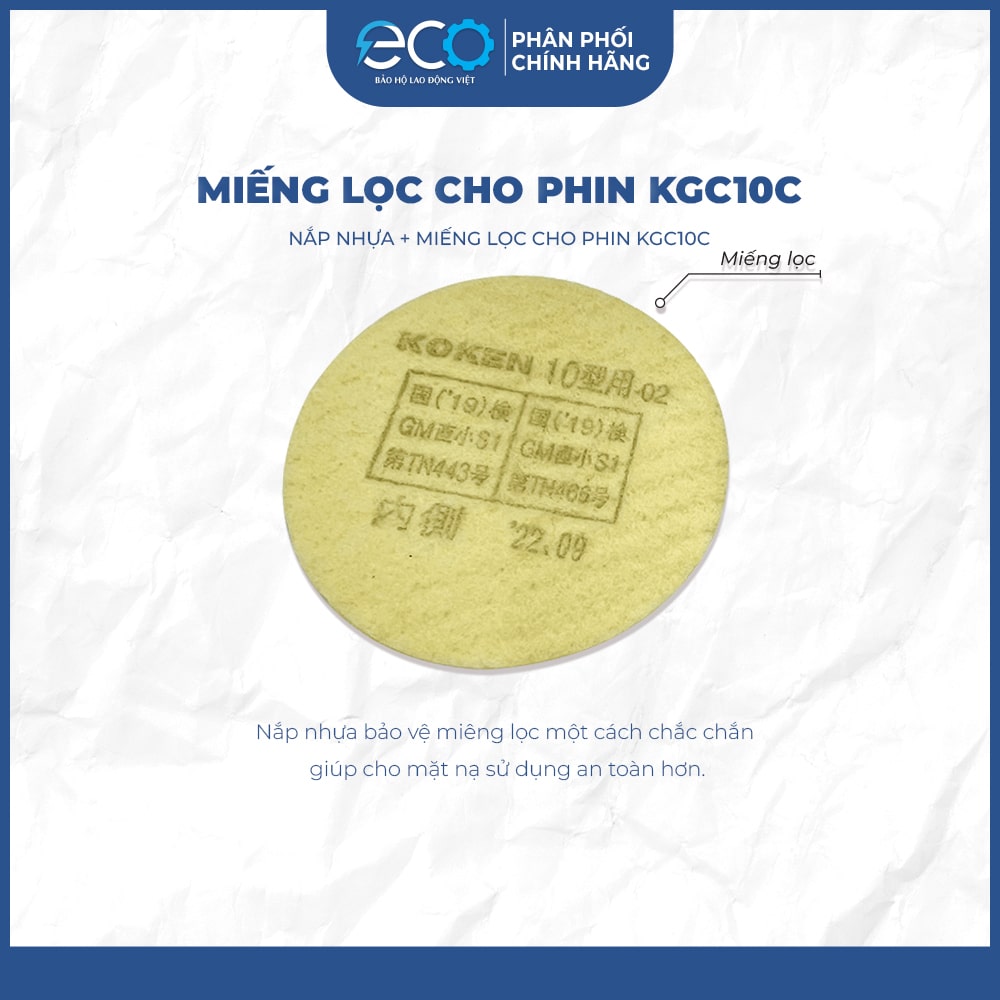 Nắp Nhựa & Miếng Lọc Tròn Vàng Koken Nắp Nhựa & Miếng Lọc Tròn Vàng Koken