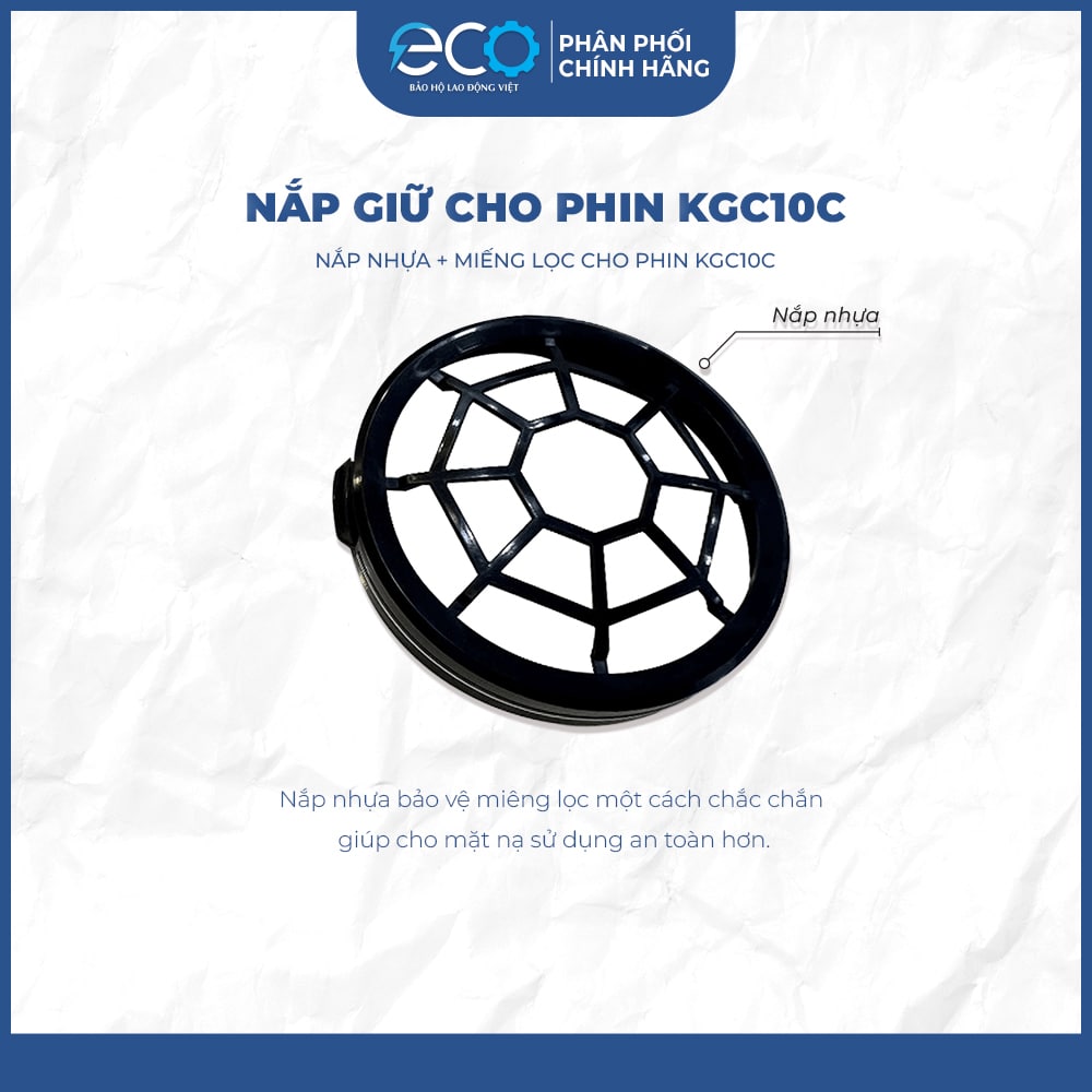 Nắp Nhựa & Miếng Lọc Tròn Vàng Koken