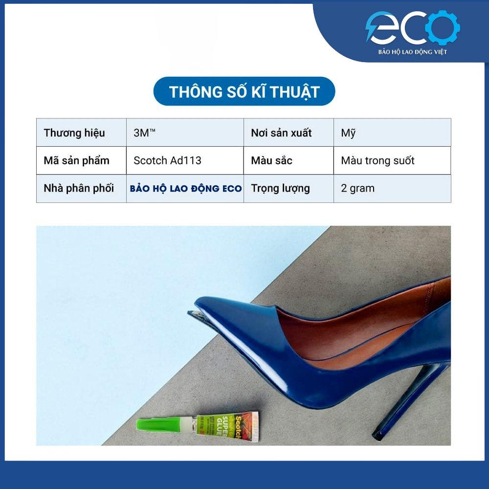 Keo 3M AD113 Super Glue 2g – Keo Dán Giày, Gỗ, Nhựa, Cao Su Siêu Dính – Gel Trong Suốt Không Chảy Keo 3M AD113 Super Glue 2g – Keo Dán Giày, Gỗ, Nhựa, Cao Su Siêu Dính – Gel Trong Suốt Không Chảy